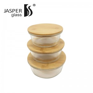 Multifunctional heat-resistant food container food grade transparent can be customized