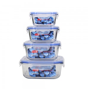 Wholesale Oven Microwave Safe Glass Food Container With Lid