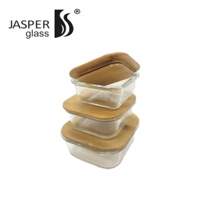 Multifunctional heat-resistant food container food grade transparent can be customized